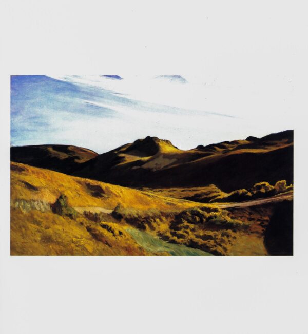 Edward Hopper vintage print "The Camel's Hump" [1931] Art book page