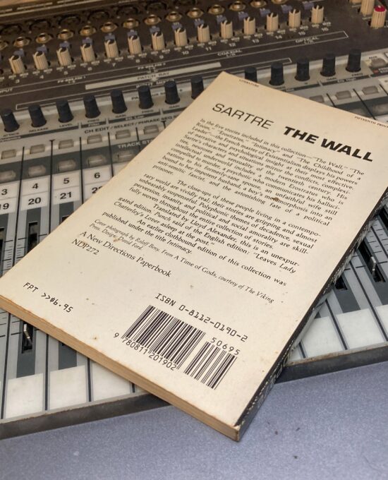 Jean-Paul Sartre “The Wall” c.1977 Vintage trade paperback