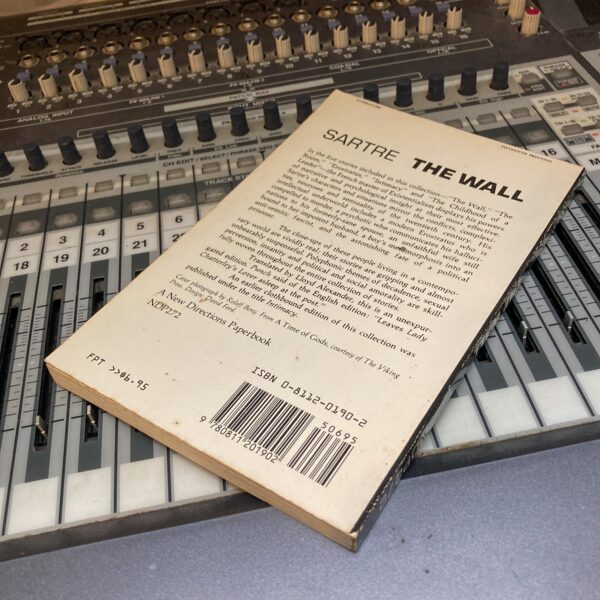Jean-Paul Sartre "The Wall" c.1977 Vintage trade paperback - Image 2