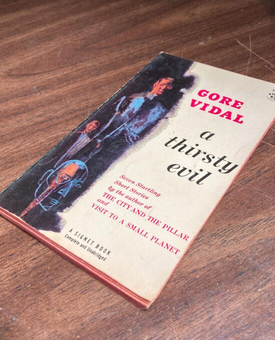 Gore Vidal “A Thirsty Evil” 1958 First edition vintage paperback anthology