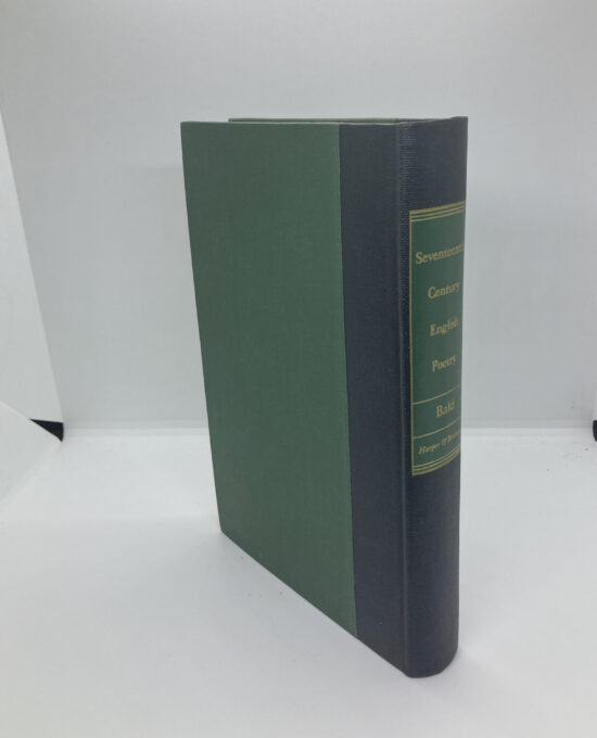 Harper English Literature Series “17th Century English Poetry” First edition 1959 R.C. Bald editor Vintage hardcover