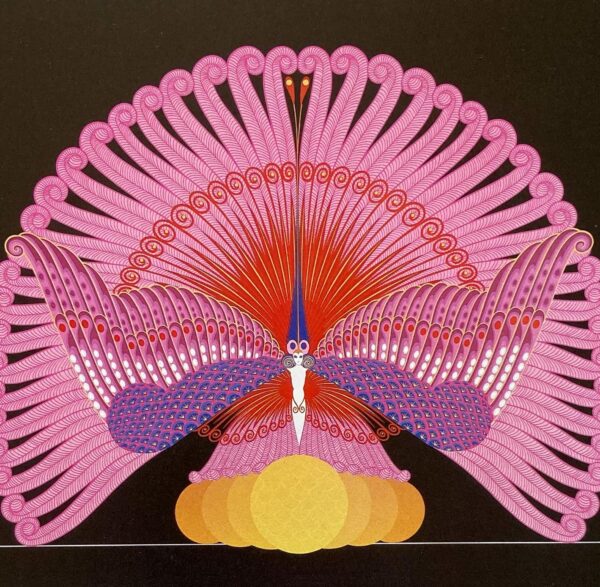 Vintage Art Deco art book page "Phoenix Triumphant" from Phoenix Suite 10 x 13 1/2" Heavy satin finish art paper