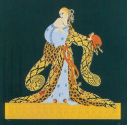 Vintage artdeco design "Rigoletto/Heart I & Heart II" Two-sided Vintage art book page 10 x 13 1/2" For the boudoir