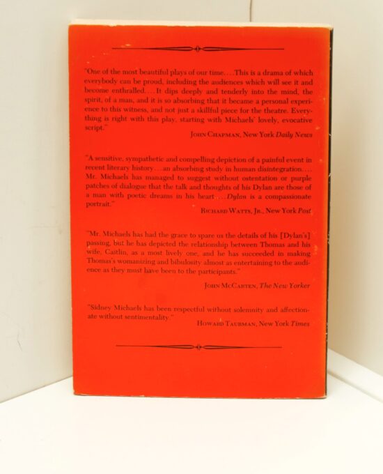 Dylan – A Play 1964 First edition by Sidney Michaels Alec Guiness Best Actor Tony Winner
