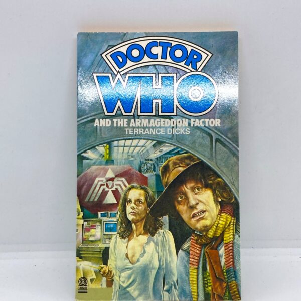 1984 Doctor Who episode novel "The Armageddon Factor"  Tom Baker as the 4th Doctor Season 16 1979  Vintage British paperback