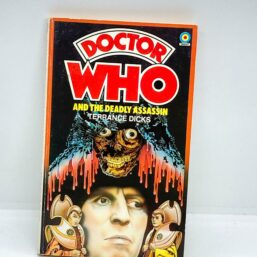 1984 Doctor Who episode novel "The Deadly Assassin"  Tom Baker as Fourth Doctor Season 14 1976  Vintage British paperback