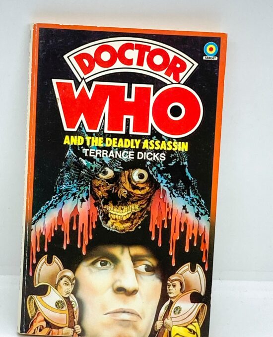 1984 Doctor Who episode novel “The Deadly Assassin”  Tom Baker as Fourth Doctor Season 14 1976  Vintage British paperback