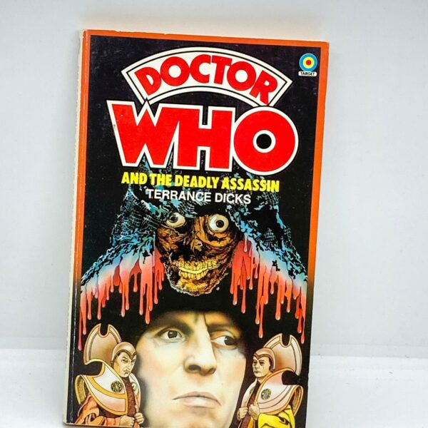 1984 Doctor Who episode novel "The Deadly Assassin"  Tom Baker as Fourth Doctor Season 14 1976  Vintage British paperback