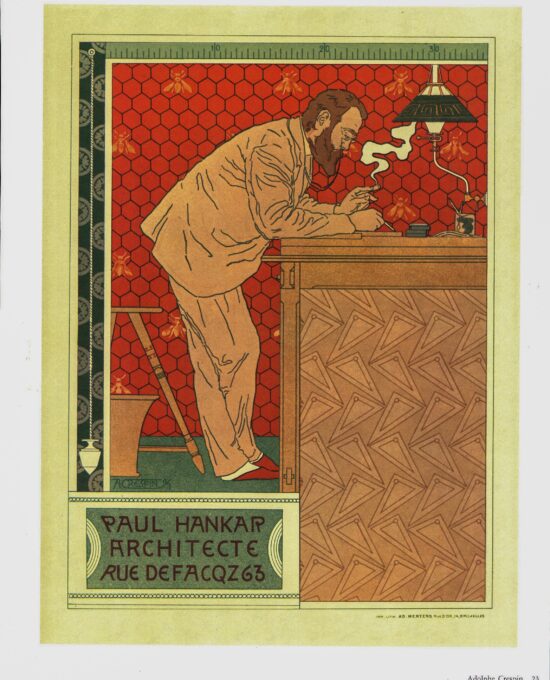 Crespin “Architect Paul Hankar” / Evenpoel “Anvers et son Exposition” 1897/98