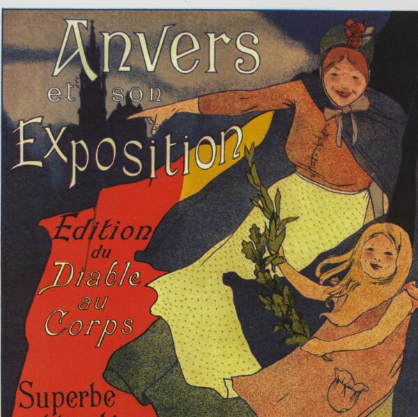 Crespin "Architect Paul Hankar" / Evenpoel "Anvers et son Exposition" 1897/98 - Image 3