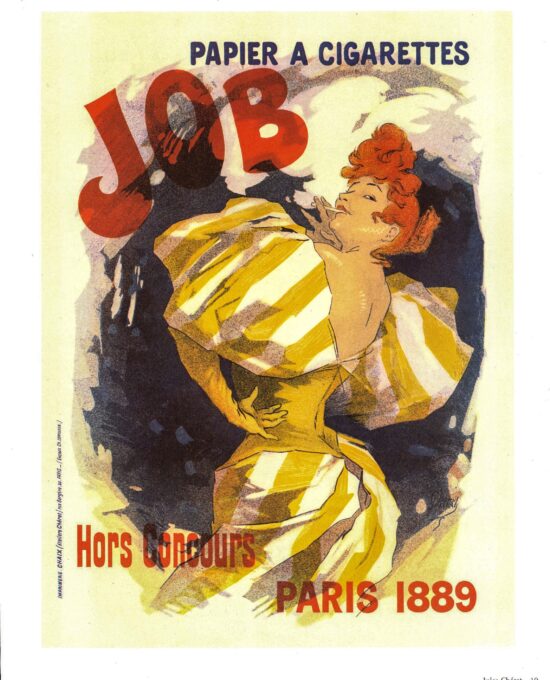 Jules Cheret Job 1896 & Carnival ball at the Paris Opera House