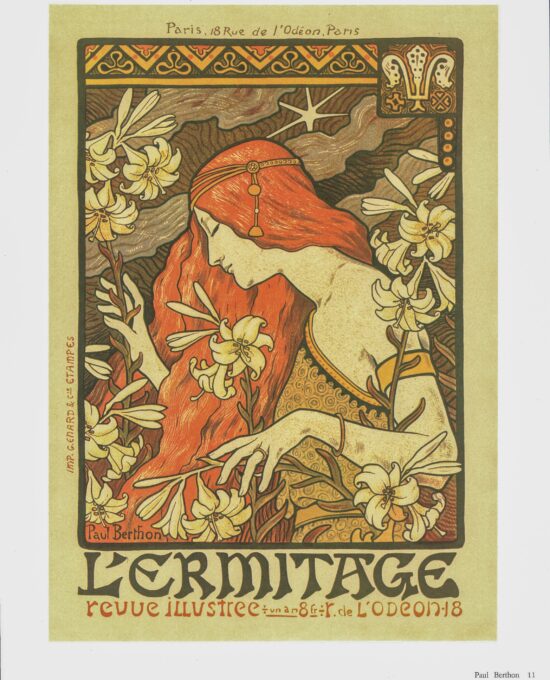 Paul Berthon L’Ermitage cover & Pierre Bonnard La Revue Blanche cover
