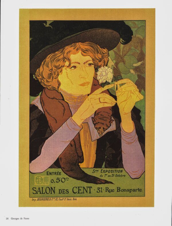Georges de Feure "Le Journal des Ventes" / "Salon des Cent" 1898/96 - Image 4