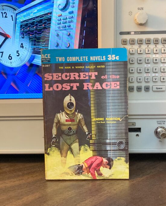 Ace “Double” Secret of the Lost Race & One Against Herculum c.1959 Vintage sci fi paperback book