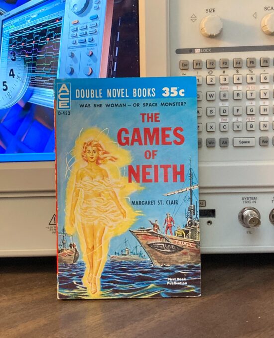 Ace “Double” The Earth Gods are Coming & The Games of Neith c.1960 Vintage sci fi double novel paperback