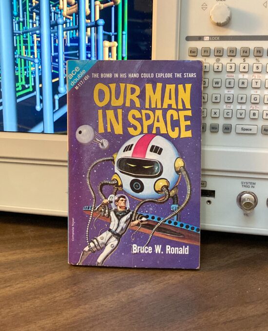 Ace “Double” Our Man in Space & Ultimatum in 2050 A.D. First edition c.1965 Vintage sci fi paperback book