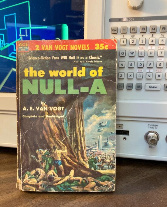 Ace “Double” The World of Null-A & Universe Maker A.E. Van Vogt c. 1953 Vintage science fiction paperback book