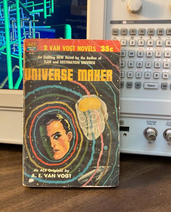 Ace “Double” The World of Null-A & Universe Maker A.E. Van Vogt c. 1953 Vintage science fiction paperback book