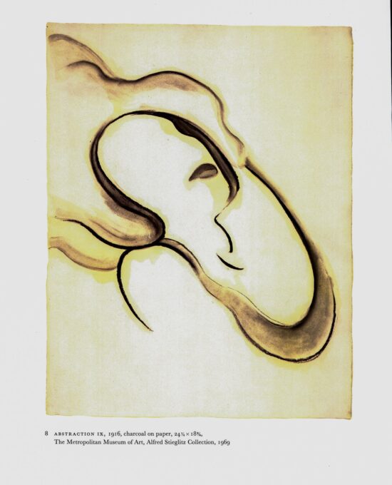 Georgia O’Keeffe vintage art book plate 1916 “Train in the Desert / Abstraction IX”