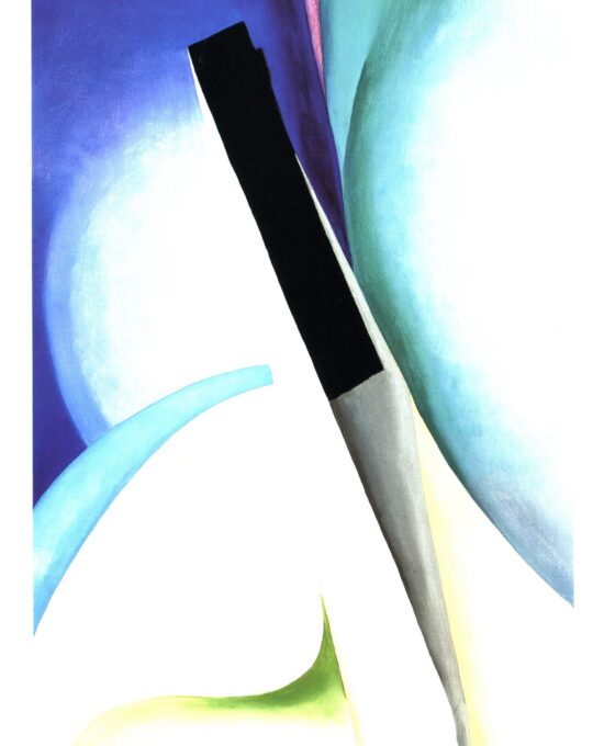 Georgia O’Keeffe vintage print “Series I, No. I 1918 / Black Spot No.2 1919”