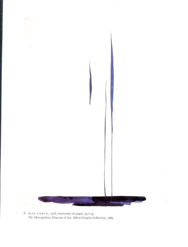 Georgia O'Keeffe vintage art book plate 1916"Special No. 15 / Blue Lines X" - Image 2