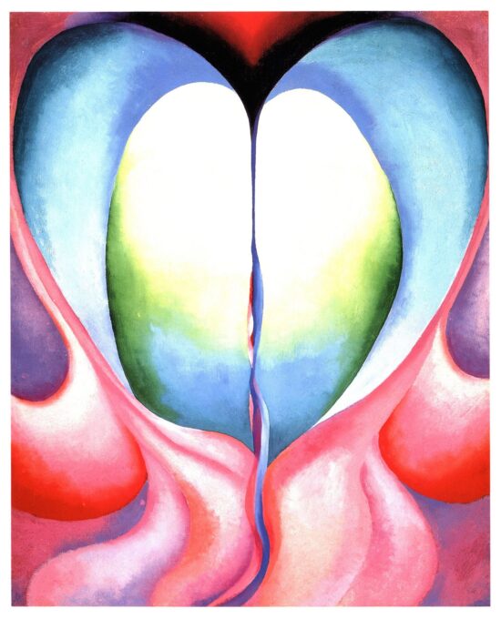 Georgia O’Keeffe vintage print “Series I, No. 8” / “Series I, No. 4 1919/8