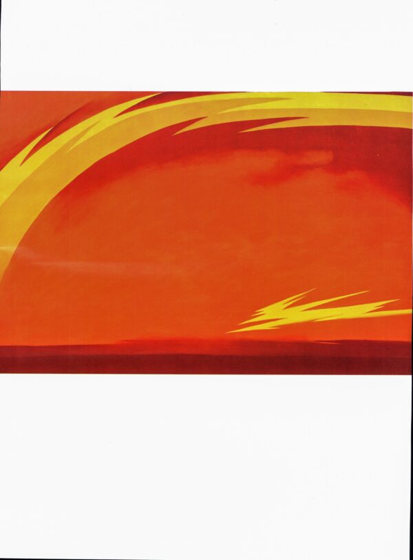 Georgia O'Keeffe print 1954 "From the Plains II" vintage art print