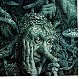 Brian Froud "The Sword of Thrac" Vintage art book page FREE SHIPPING