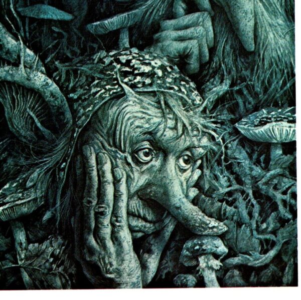Brian Froud "The Sword of Thrac" Vintage art book page FREE SHIPPING