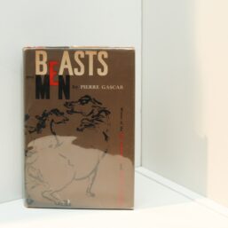 Beasts and Men First edition hardcover [1956] Pierre Gascar Vintage hardcover in two-tone cloth wrapped boards
