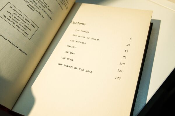 Beasts and Men First edition hardcover [1956] Pierre Gascar Vintage hardcover in two-tone cloth wrapped boards - Image 8