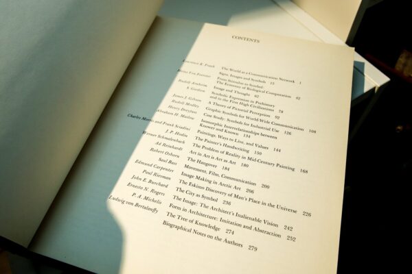Sign Image Symbol [1966] First edition Anthology of 20 essays on the history of human perception of symbols and images - Image 7