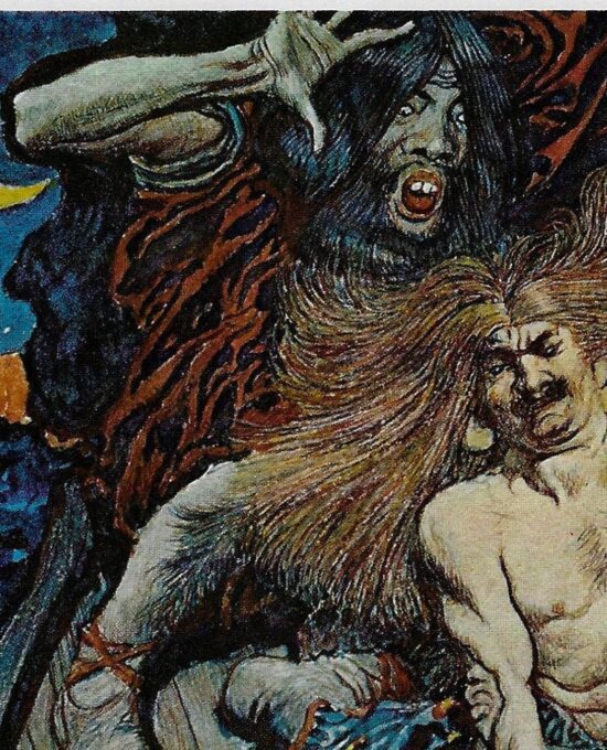 1902 Howard Pyle “The Fishing of Thor and Hymir” North Folk Legends of the Sea Brandywine artists