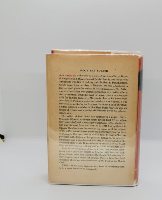 Isak Dinesen “Last Tales” First edition 1957 Vintage hardcover Short story anthology