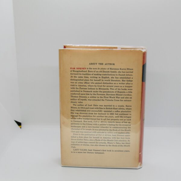 Isak Dinesen "Last Tales" First edition 1957 Vintage hardcover Short story anthology - Image 2