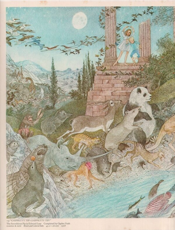 Chippetty Tip! Scroobious Pip Andersen Nancy Ekholm Burkert Vintage art book FREE SHIPPING - Image 2
