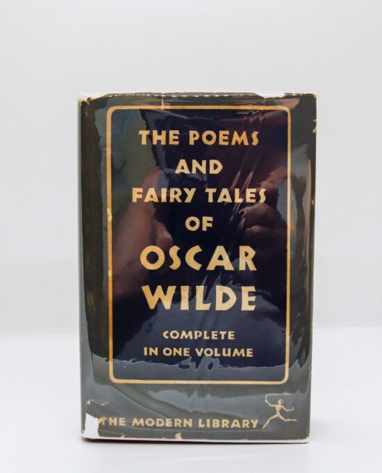 Oscar Wilde “The Poems and Fairy Tales” Vintage cloth wrapped Modern Library hardcover 1959