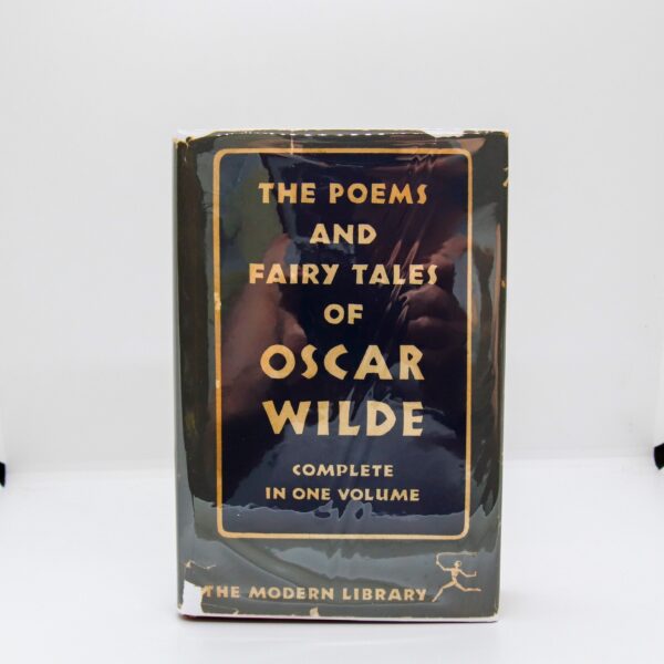 Oscar Wilde "The Poems and Fairy Tales" Vintage cloth wrapped Modern Library hardcover 1959