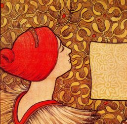 Paul Berthon "L' Annee Lithographique" Vintage art book page