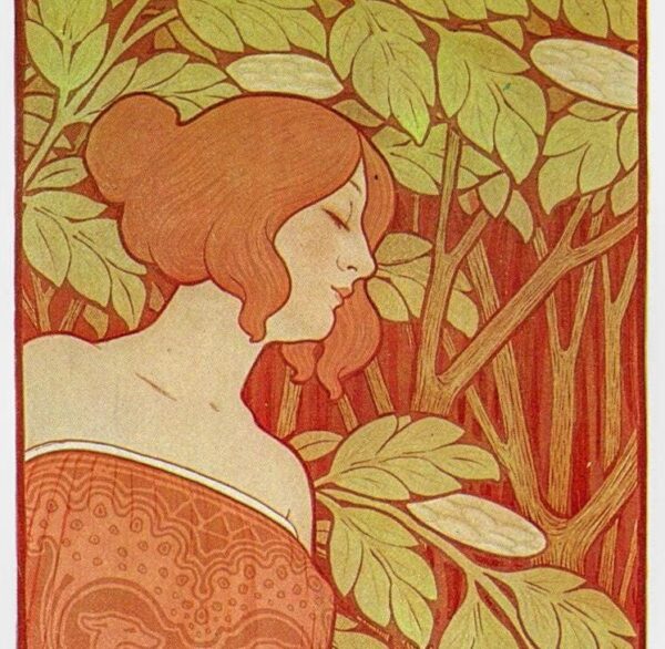 Paul Berthon "Le Sereau I & II" Vintage art book page - Image 3