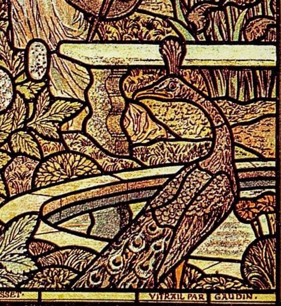 Eugene Grasset “Symphonie” Vintage art book page
