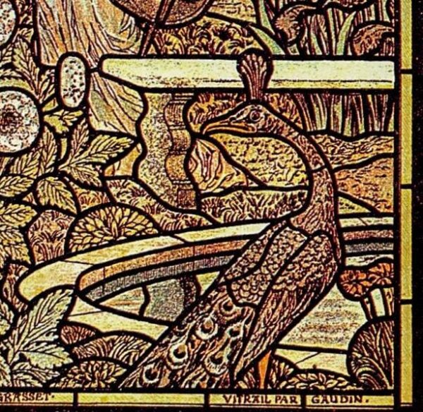 Eugene Grasset "Symphonie" Vintage art book page - Image 2