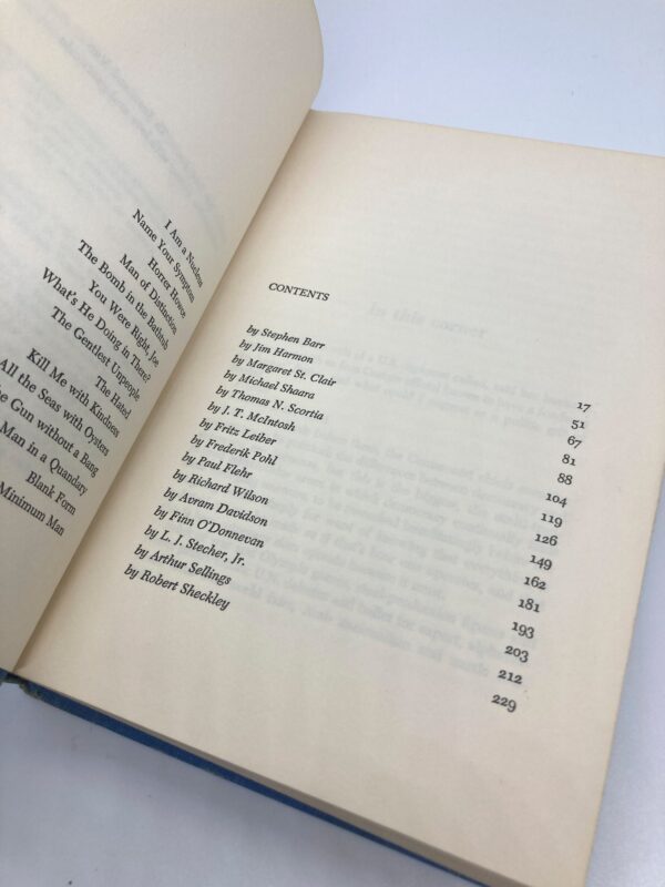 Fritz Lieber Frederik Pohl Sheckly "The Fourth Galaxy Reader" 1959 1st edition Anthology 15 stories Hardcover - Image 6