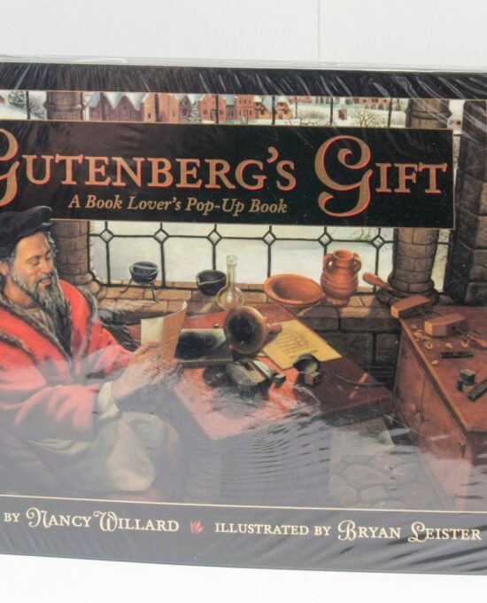 Nancy Willard “Gutenberg’s Gift” 1995 Factory sealed Pop-up book