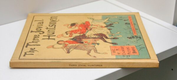 Randolph Caldecott "The Three Jovial Huntsmen" Vintage pictorial cloth-wrapped hardcover Undated early edition - Image 2