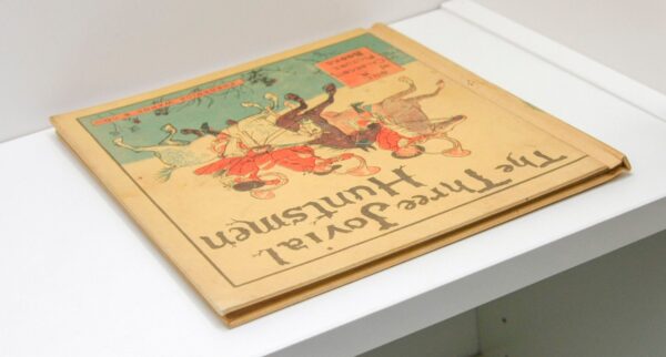 Randolph Caldecott "The Three Jovial Huntsmen" Vintage pictorial cloth-wrapped hardcover Undated early edition - Image 5
