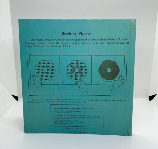 Vintage children's "pop-up" book "Revolving Pictures" 1979 vintage hardcover 5 "magic" pictures - Image 2