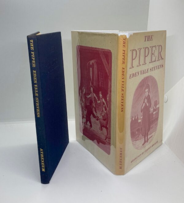 Eden Vale Stevens "The Piper" 1964 First edition Vintage cloth-wrapped hardcover Fermin Rocker artwork - Image 3