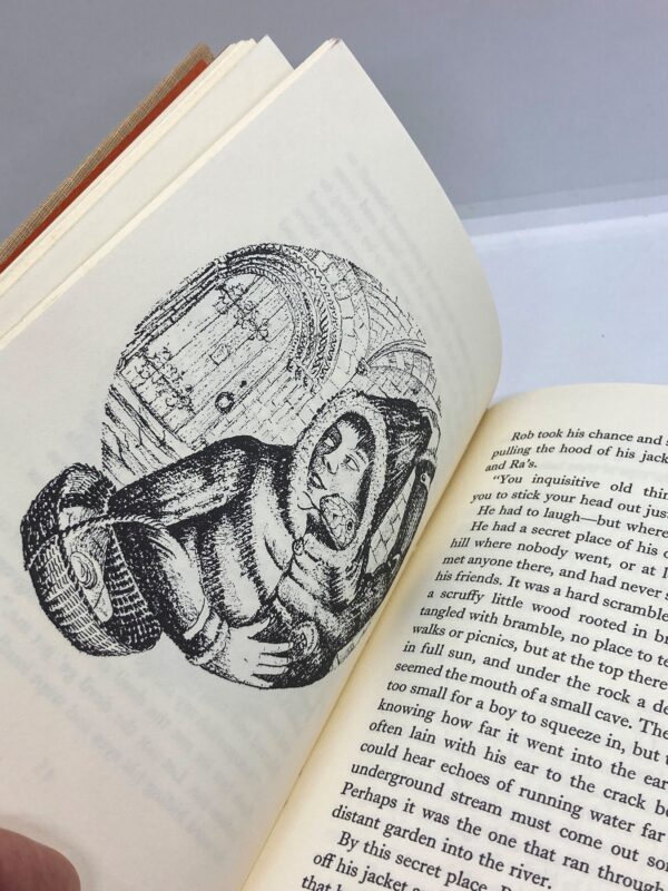 L.M. Boston "The Fossil Snake" American First edition cloth wrapped children's hardcover story book 1976 Peter Boston illustrations - Image 6