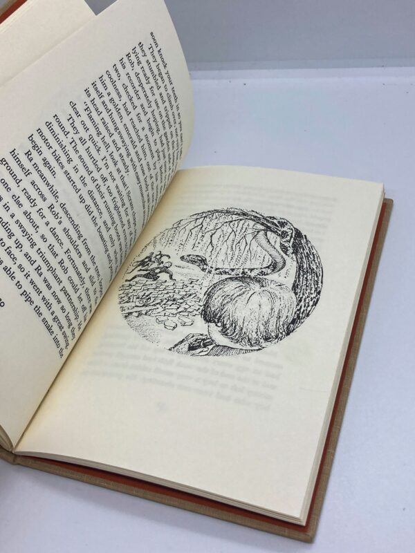 L.M. Boston "The Fossil Snake" American First edition cloth wrapped children's hardcover story book 1976 Peter Boston illustrations - Image 7